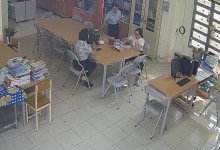 Let's watch the teacher dipping shoeplay in her office 9