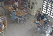 Let's watch the teacher dipping shoeplay in her office 40