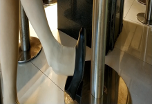 It's a great opportunity to watch lady's dangling and shoeplay when her having lunch 15