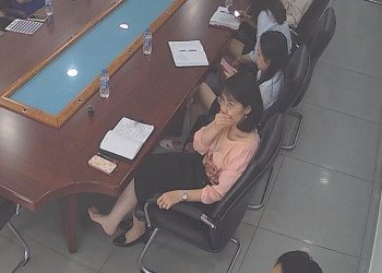 The team leader is making a report!