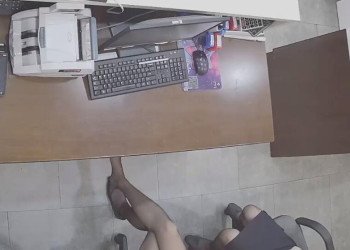 Get more closer to her dangling shoeplay feet 16