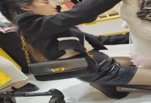 The yang mama's sexy black nylon