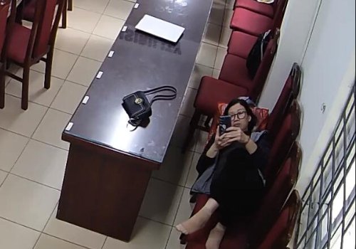 The teacher dangling and shoeplay after class in her office 53