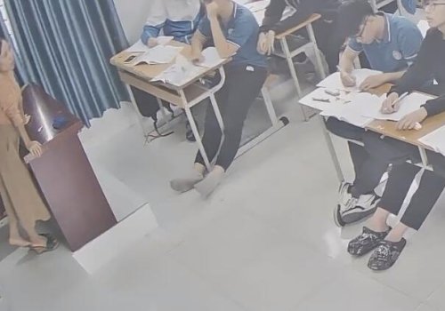 Why are her heels black?